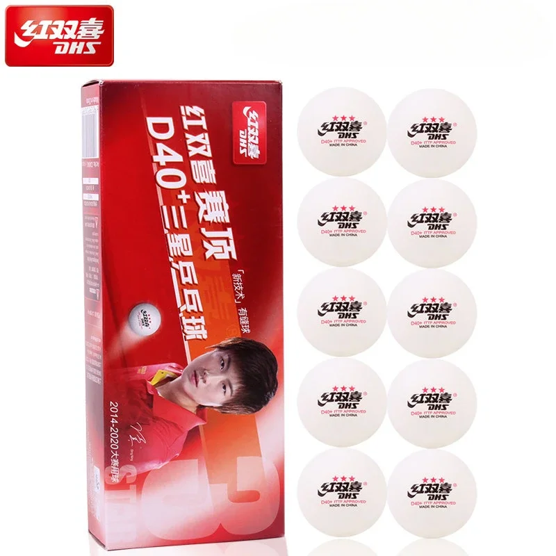 10PC/BOX 3 Gwiazdki DHS Piłki  – Table Tennis Olympics recenzja i cena